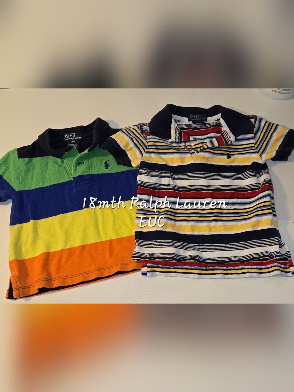 Ralph Lauren Kids Short-Sleeve Polo Shirts in Multicolor Stripes